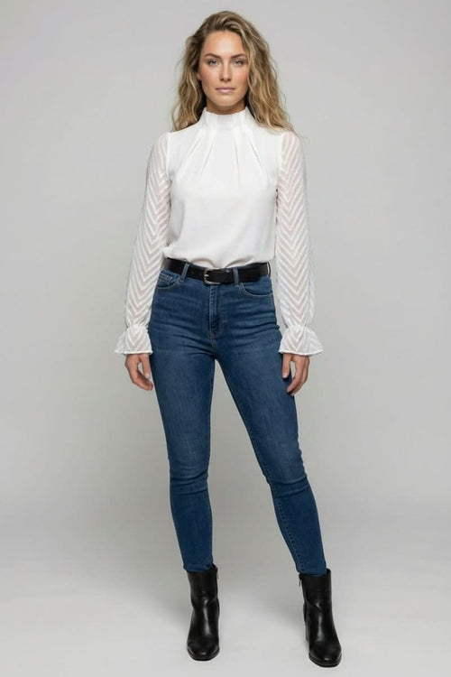 Princess Fashion Long Sleeve Top for Everyday Office & Casual