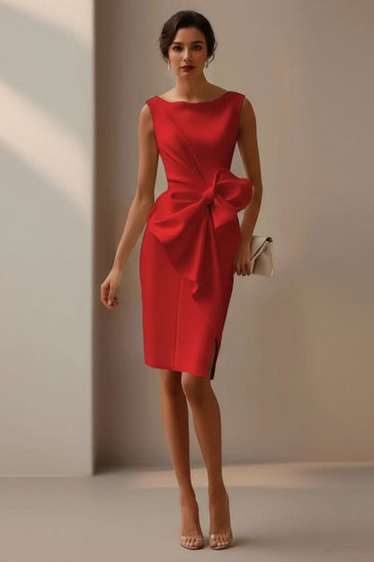 Princess Fashion Bow Back Cocktail Dress for Weddings & Parties